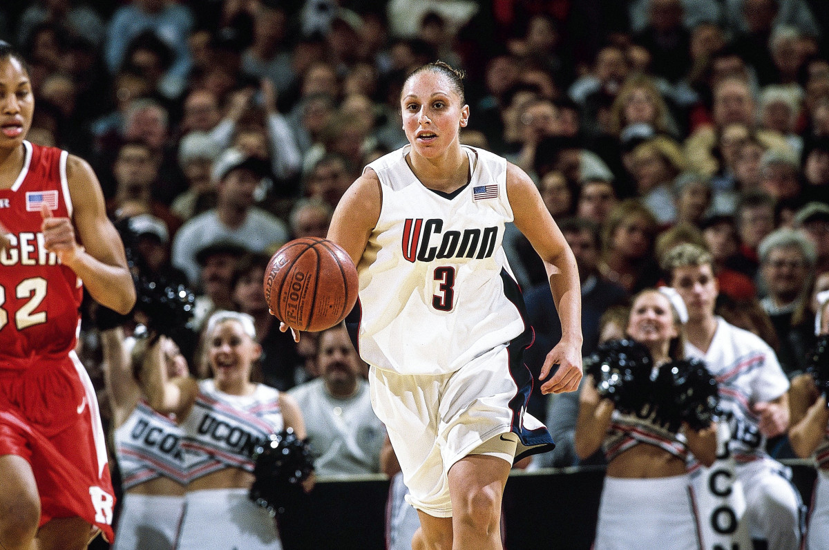 Diana Taurasi of UConn. Rutgers @ UConn
 1st half 
Hartford Civic Center/Hartford, CT 01/08/03
